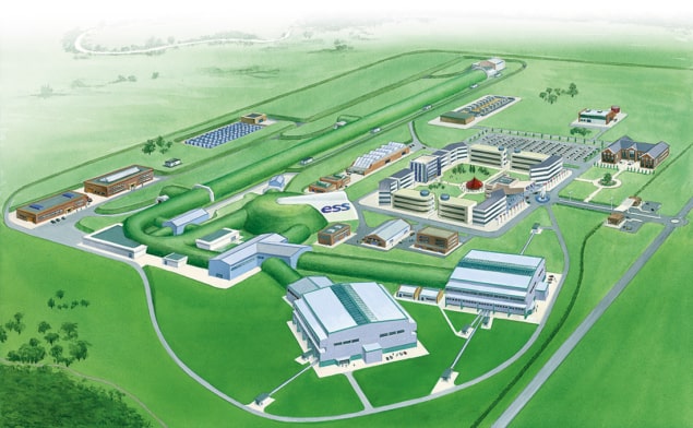 An artist's impression of the proposed ESS campus