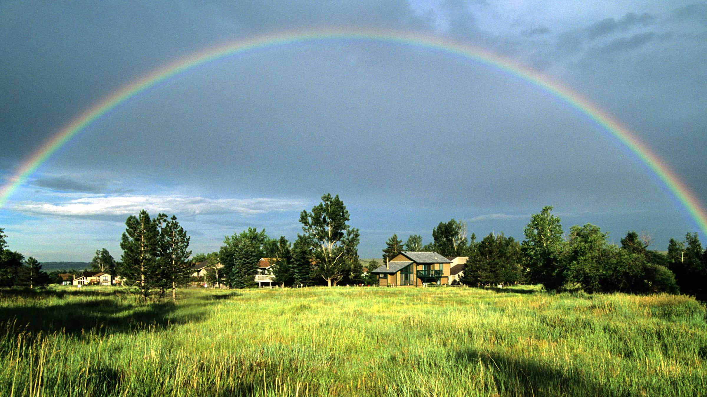 natural full rainbow