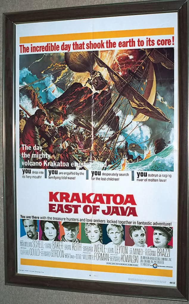 Poster for the film Krakatoa East of Java