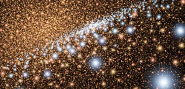 Young stars near a black hole