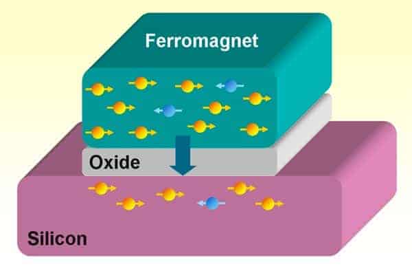 Accumulating spins at room temperature