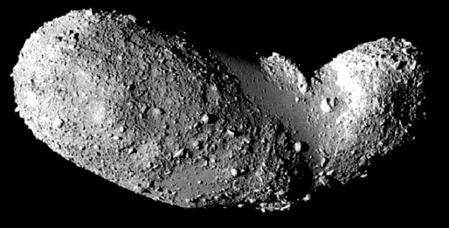 Dusty body: the asteroid 25143 Itokawa