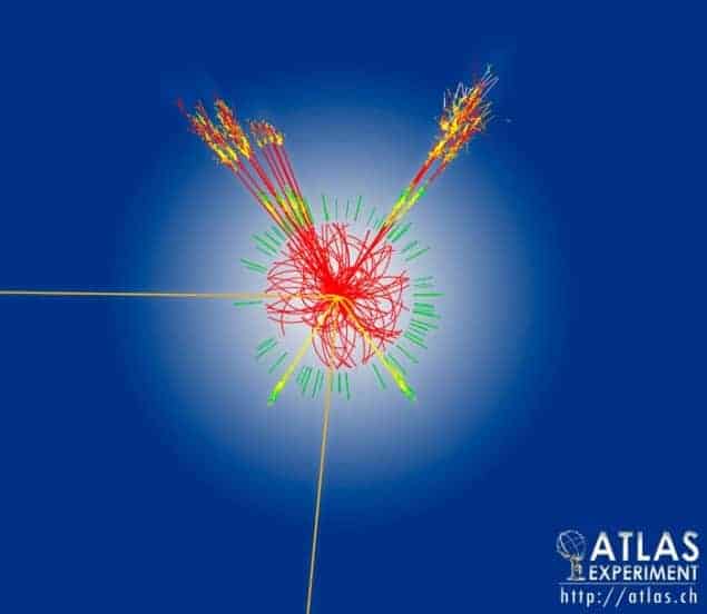 Eyes on the prize: simulation of a Higgs event in the LHC's ATLAS