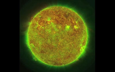 Tracking the Sun's surface at 10 different wavelengths