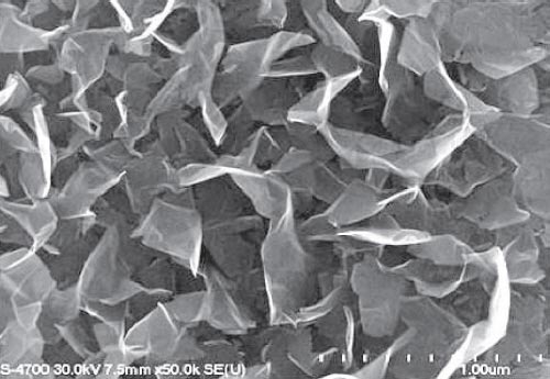 Graphene nanosheet electrode
