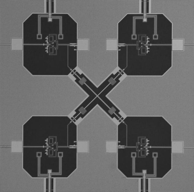 Photograph of the Santa Barbara quantum circuit