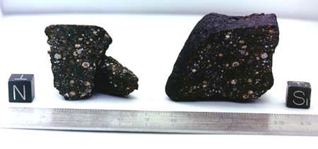 Photo of the CR2 Grave Nunataks (GRA) 95229 meteorite