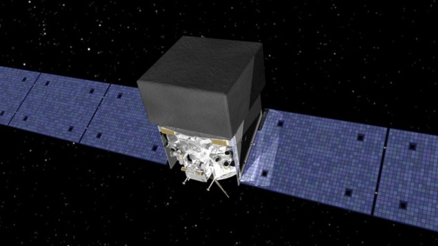 An artist's impression of the Fermi telescope