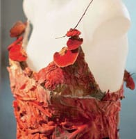 Donna Franklin's Fibre reactive hybrid dress