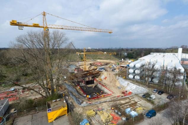 Construction site of the European X-ray Free Electron Laser
