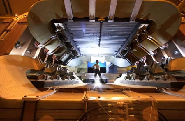 A photograph of LHCb