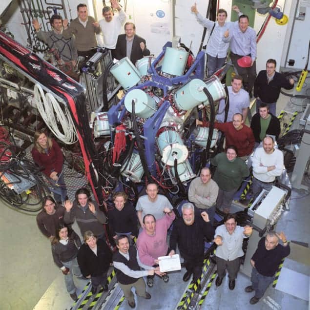 Members of the RISING collaboration at the GSI heavy-ion lab in Germany