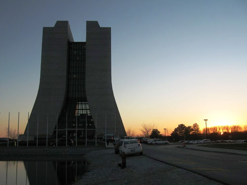 Wilson Hall at sunset