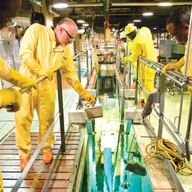 Photograph of workers at the Savannah River Site