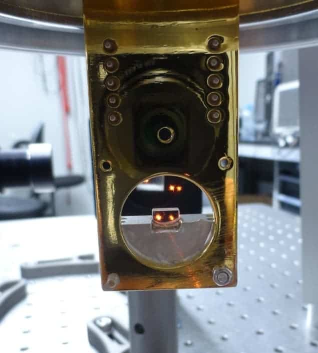 Photo of the Barcelona memory for photon-polarization qubits