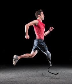 running with prosthesis