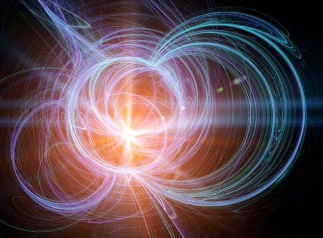 Conceptual computer artwork of the Higgs boson