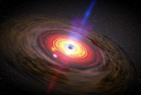 Illustration of a black hole