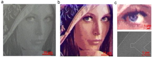Full-colour image printing and resolution test image