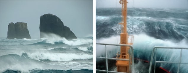 Two sites of carbon subduction in the Southern Ocean