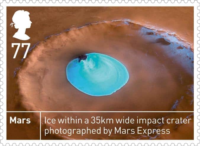 Royal Mail Stamps: Mars