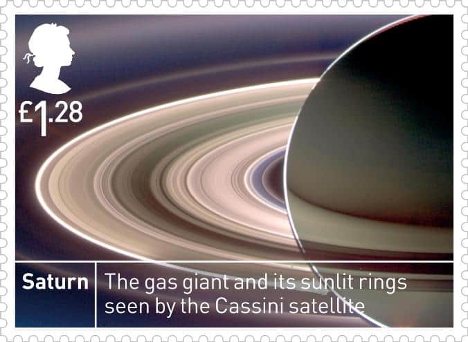 Royal Mail Stamps: Saturn