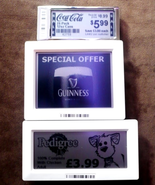 Samples of ZBD's e-paper
