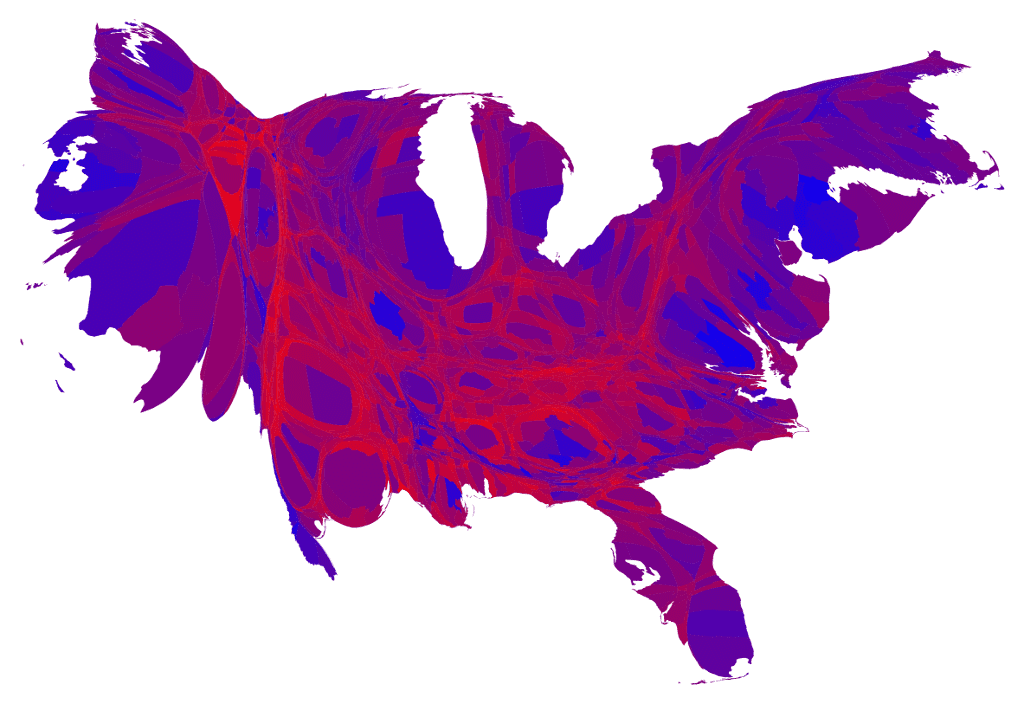 US election map