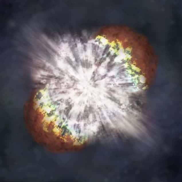 Artist's impression of a supernova