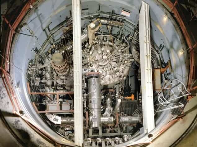 Photo of the Molten Salt Reactor Experiment, operated at Oak Ridge National Laboratory from 1965-1969