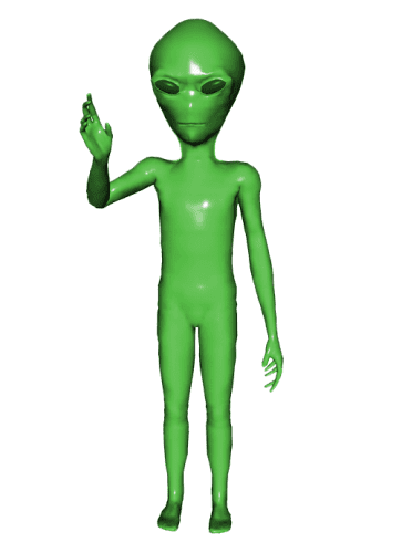 Green Alien png images