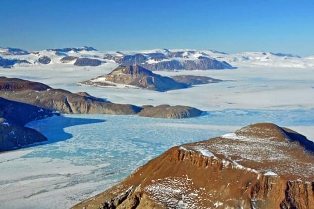 an Antarctic landscape