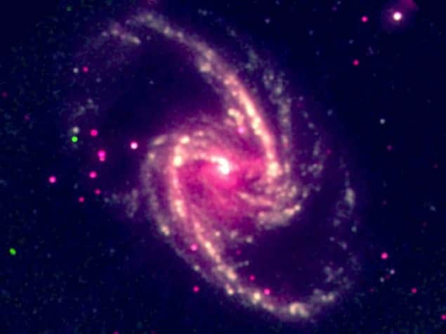 Composite X-ray image of the galaxy NGC1365