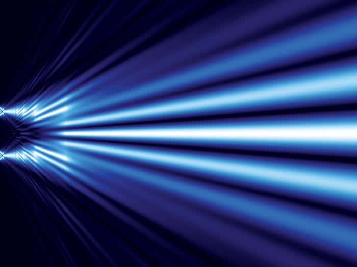 Image of light diffracting