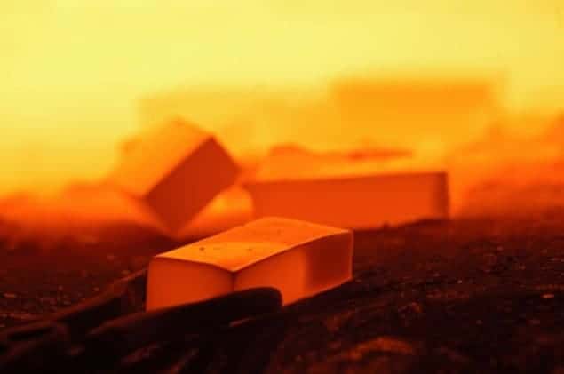 Photograph of some hot metal Photograph of some hot metal