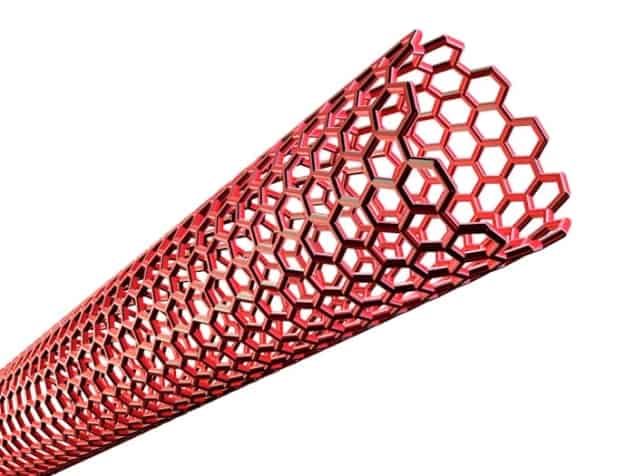 Illustration of a carbon nanotube