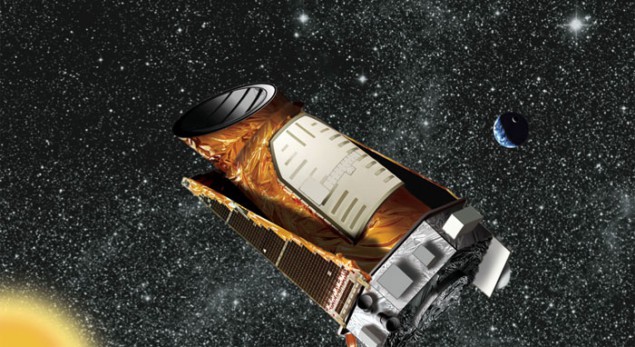 An artist's impression of the Kepler spacecraft