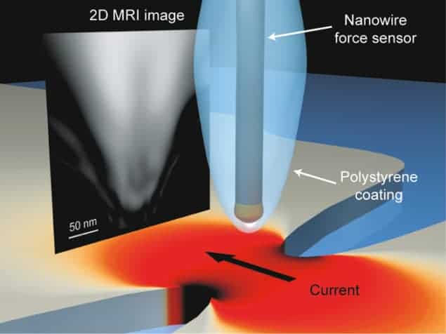 Schematic of how the MRI experiment was done