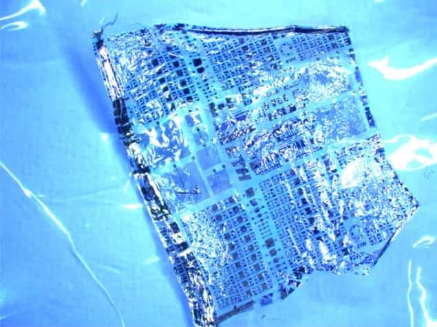 Floating film of flexible electronics