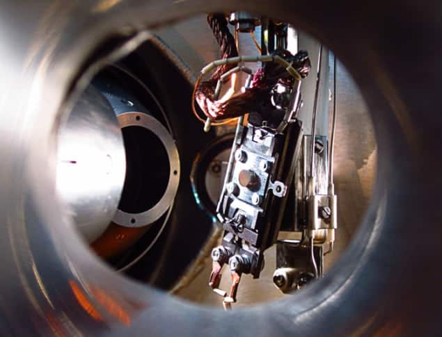 Photograph of the electron coincidence spectrometer
