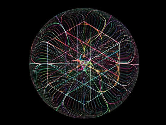 Conceptual artwork of electromagnetism