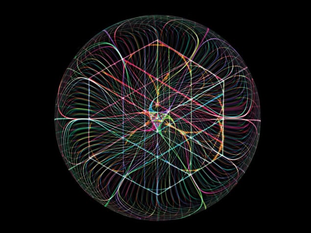 Conceptual artwork of electromagnetism