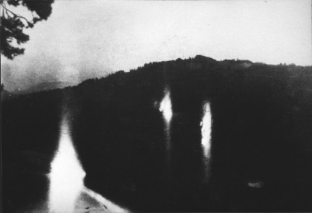 Streaks of light in Romania