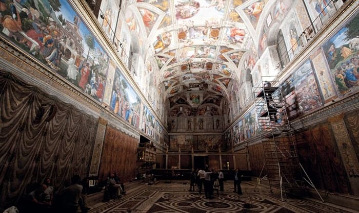 sistine chapel inside