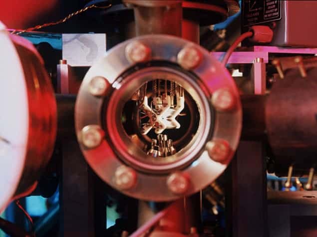 A photo of the trap used in the experiment