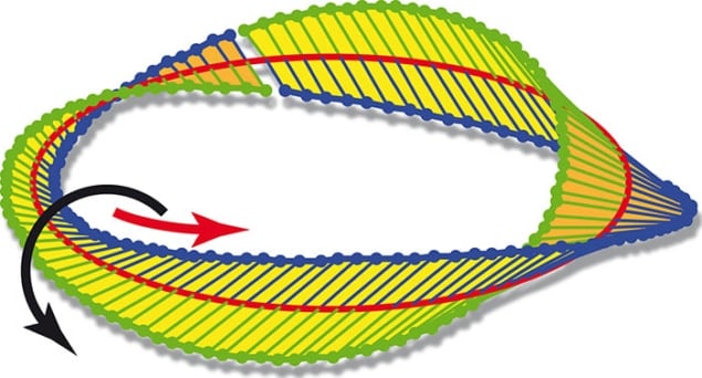 Schematic representation of an optical Mobius strip Schematic representation of an optical Mobius strip