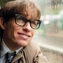 Photo of actor Eddie Redmayne playing Stephen Hawking in the film The Theory of Everything