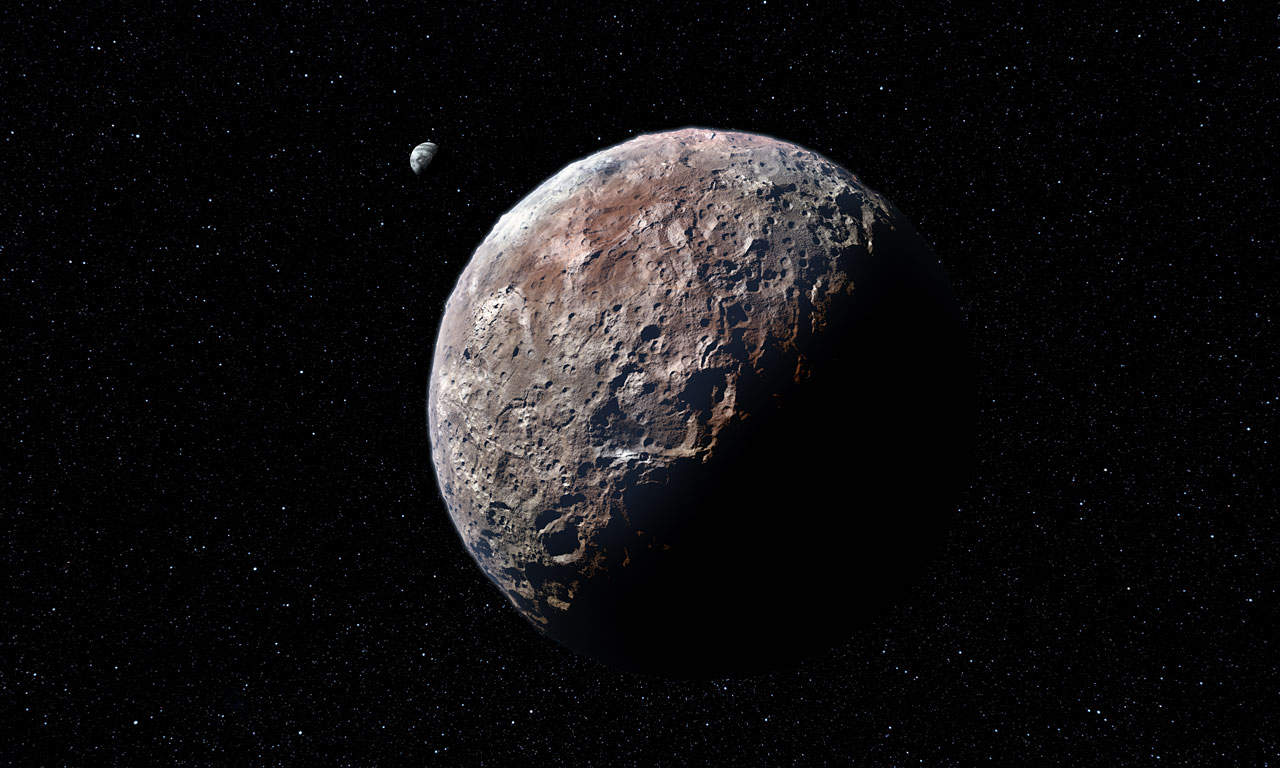 Artist's impression of Pluto
