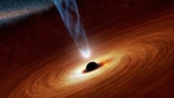 Artist's concept of a supermassive black hole. Image credit: NASA/JPL-Caltech