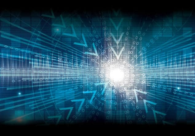 Image illustrating the concept of magnetic data storage